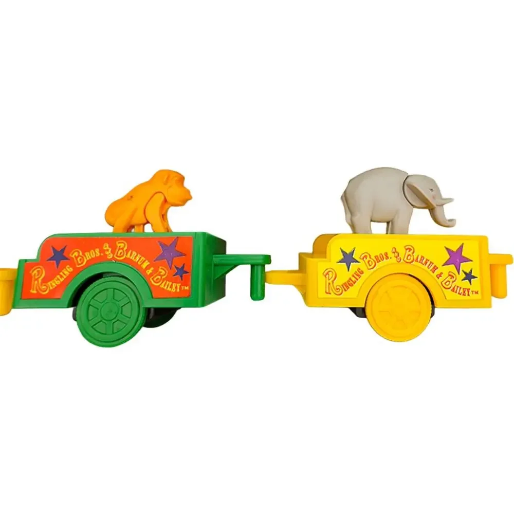 Ringling Bros Barnum & Bailey Greatest Show Animal Circus Train 17-Pc Set in Box